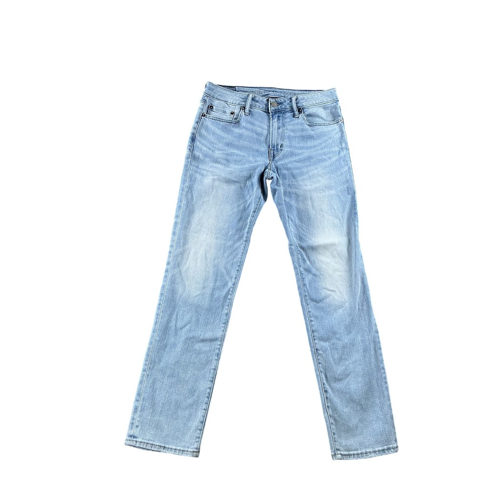 American Eagle Slim Straight Ne(x)t Level Flex Jeans Light Wash 30x30